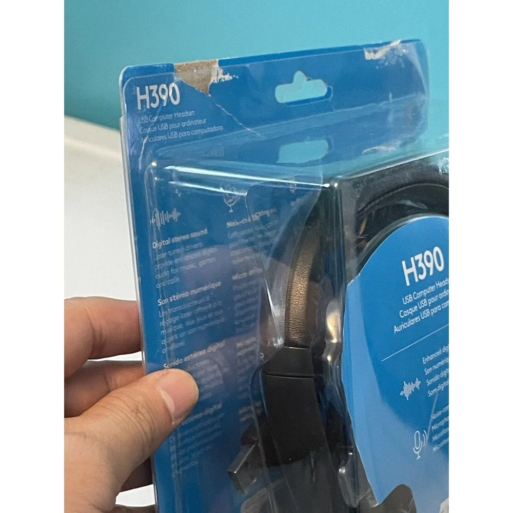 Logitech‎ H390 USB Wired Headset with Noise-Canceling Microphone
